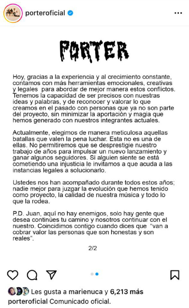 porter comunicado 1 100
