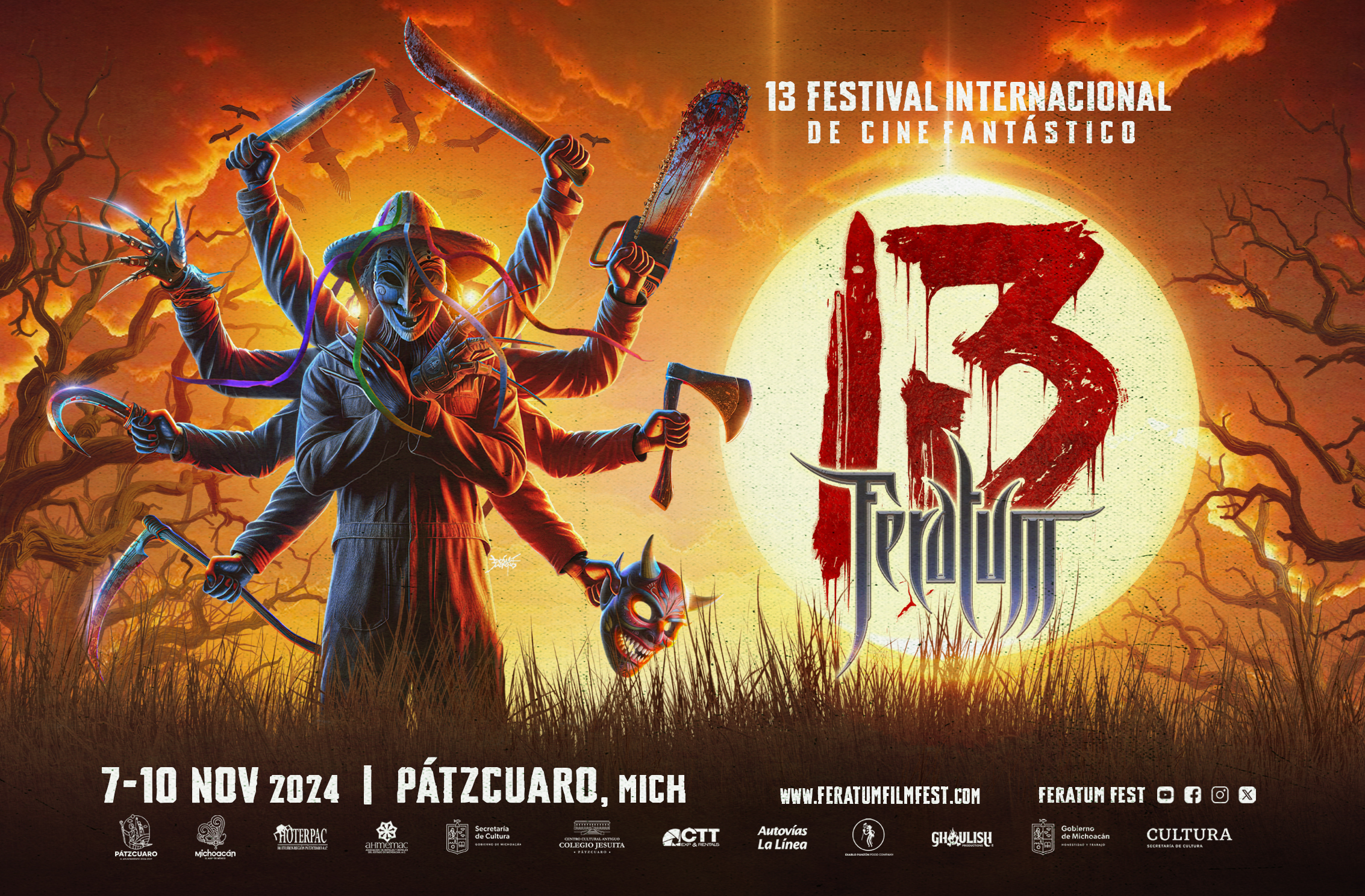 Descubre el Terror en Pátzcuaro: Feratum Film Festival 2024 1 Feratum Film Festival poster