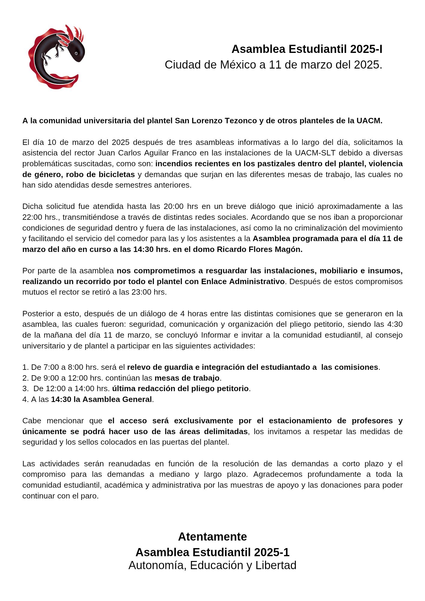 UACM UACM
