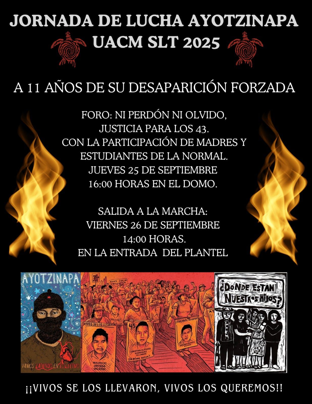 UACM Marcha 43 Ayotzinapa 