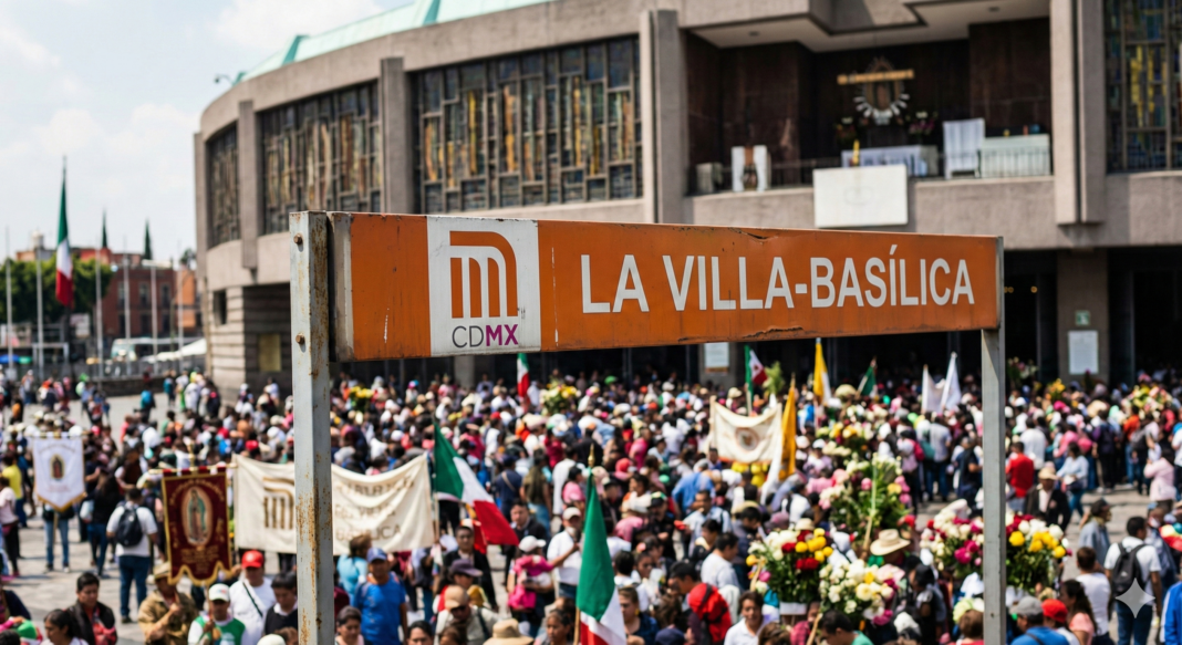 Ruta Basílica de Guadalupe: Estaciones de Metro y cierres 2025