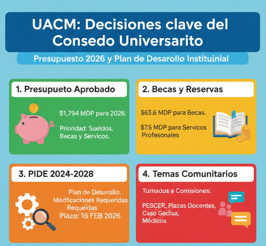 ¿Qué pasará en la UACM en 2026? Todo sobre el nuevo presupuesto y el plan institucional 1 UACM