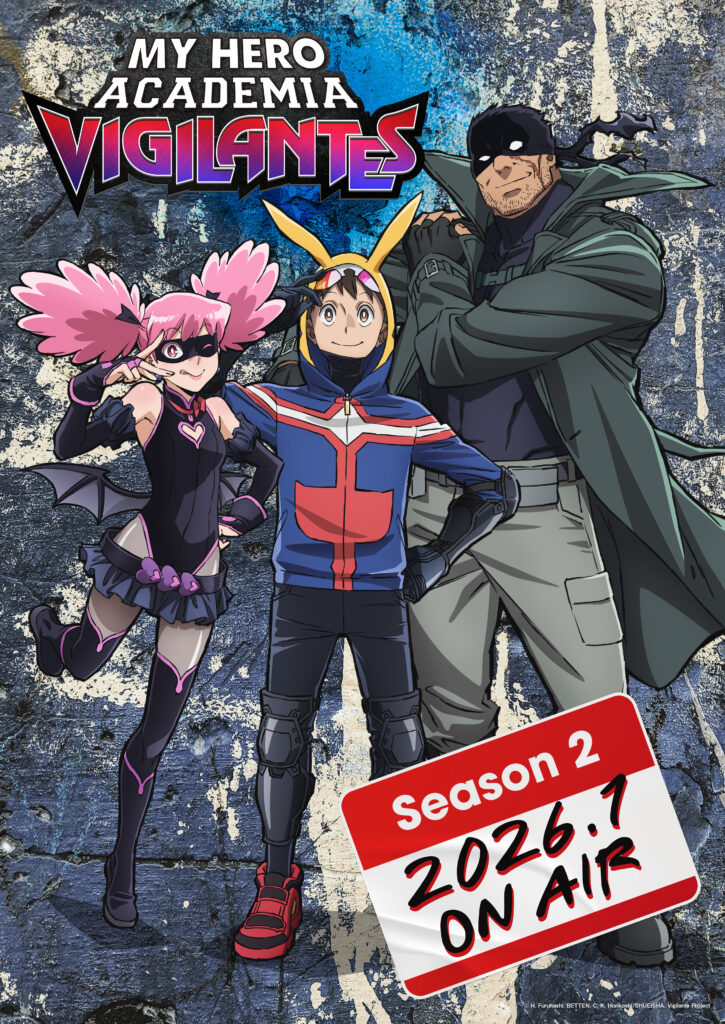 ¡Confirmado! My Hero Academia: Vigilantes Temporada 2 llega en enero con música épica y nuevo tráiler 1 My Hero Academia Vigilantes Season 2 - Teaser Art 2