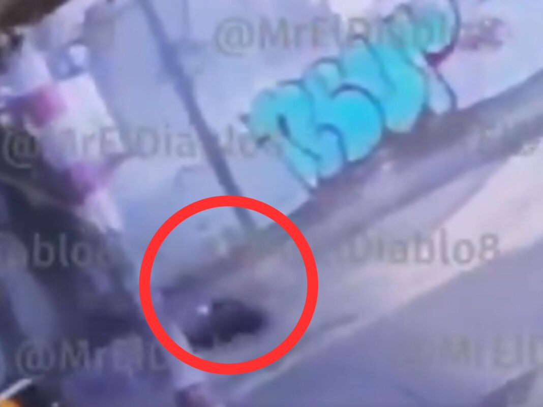 Río Churubusco motociclista