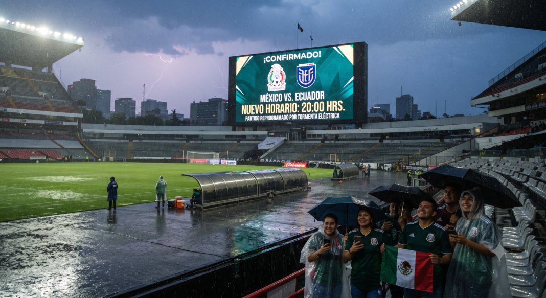 México y Ecuador iniciará a las 20:00 horas