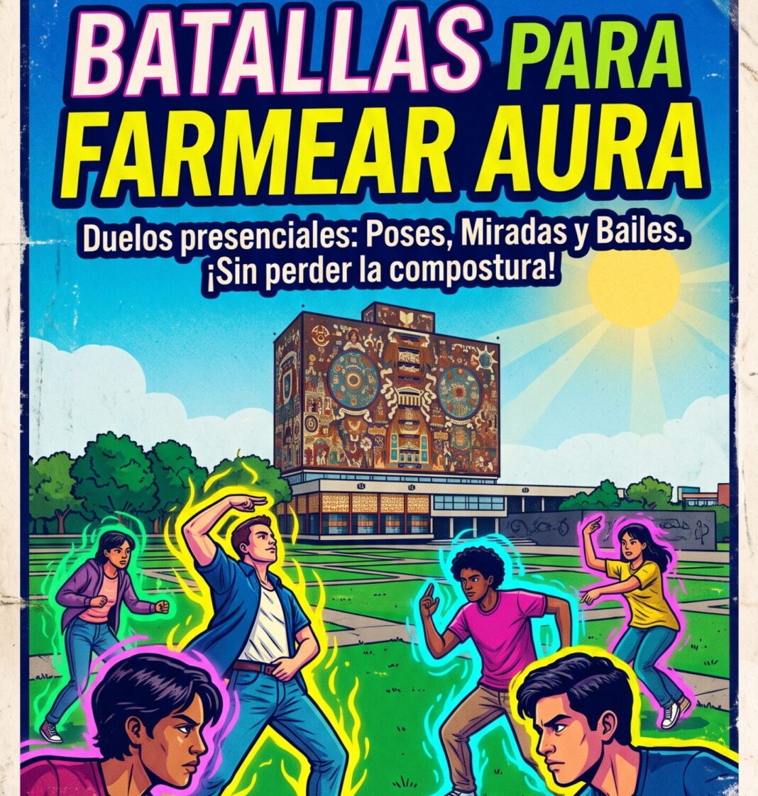 Farmear Aura en la UNAM